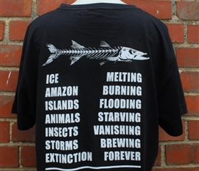 Extinction Rebellion Fund Raising T-shirt (back)